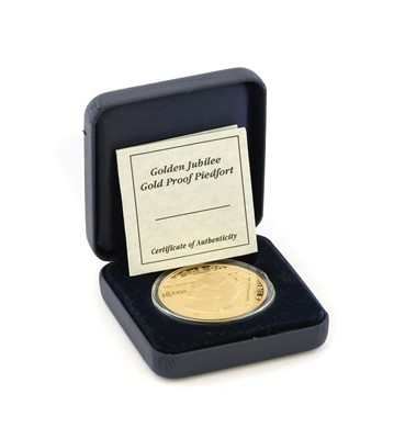 Lot 308 - Turks & Caicos, Gold Proof Piedfort 200 Crowns...