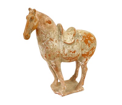 Lot 14 - A Chinese Terracotta Horse, Tang Dynasty,...