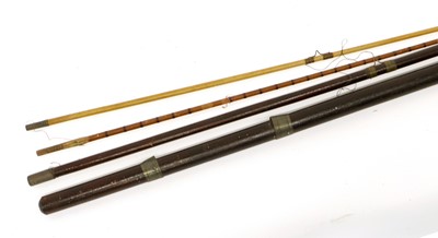 Lot 63 - A Hardy De-Luxe Split Cane Rod 9'