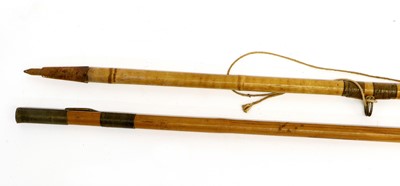 Lot 63 - A Hardy De-Luxe Split Cane Rod 9'