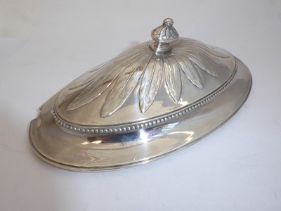 Lot 2124 - A Pair of George III Silver-Tureens and Covers