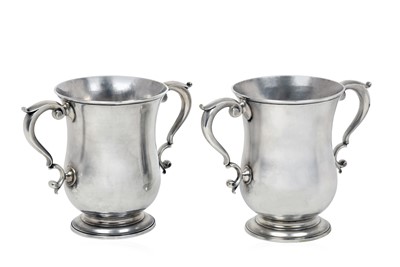 Lot 2110 - A Pair of George III Silver Two-Handled Cups