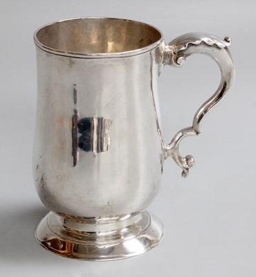 Lot 10 - A Silver Mug, With Cancelled George III Marks...