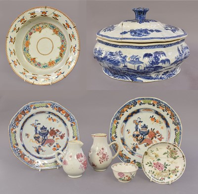 Lot 329 - A Collection of 18th Century Chinese Porcelain,...