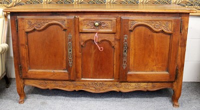 Lot 1344 - A Continental Hardwood Sideboard, 139cm by...