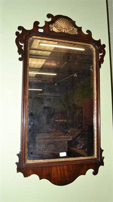 Lot 654 - A Chippendale style mirror