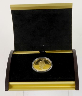 Lot 364 - Canada, Gold Proof $350 2001 (.999 gold, 34mm,...