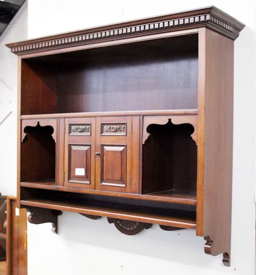 Lot 1360 - A Mahogany Wall Cabinet, 82cm by 24cm by 72cm