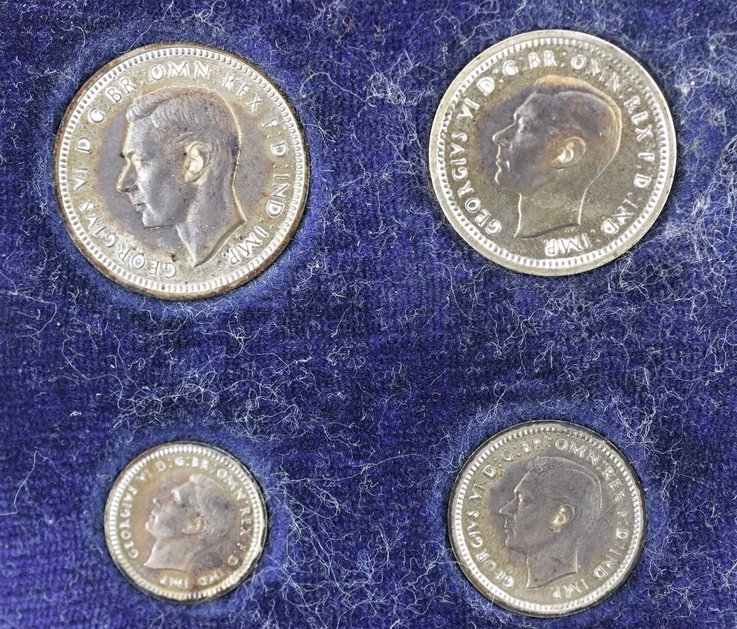 Lot 441 - George VI, Maundy Set 1946, 4 coins comprising...