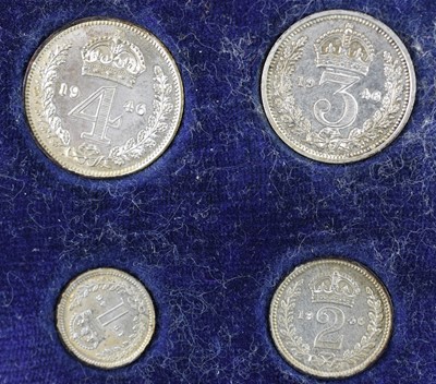 Lot 441 - George VI, Maundy Set 1946, 4 coins comprising...