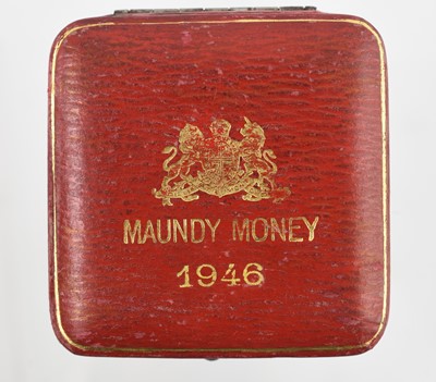 Lot 441 - George VI, Maundy Set 1946, 4 coins comprising...