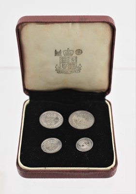 Lot 443 - Elizabeth II, Maundy Set 1958, 4 coins...