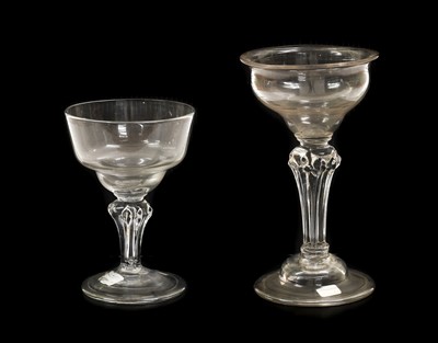 Lot 11 - A Champagne or Sweetmeat Glass, circa 1750,...
