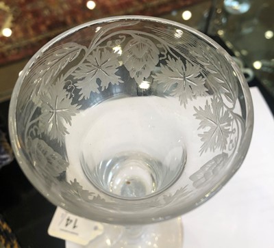Lot 14 - A Cordial Glass, circa 1760, the semi-fluted...