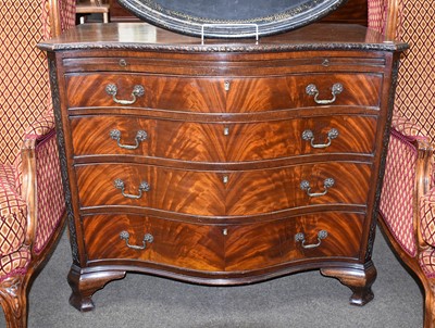 Lot 1161 - A Reproduction Mahogany Bachelors Chest, with...