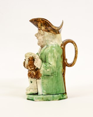 Lot 59 - A Ralph Wood Type Creamware Toby Jug, circa...