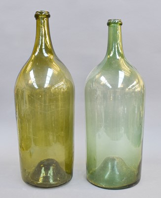 Lot 225 - Two 19th Century Large Green Glass...