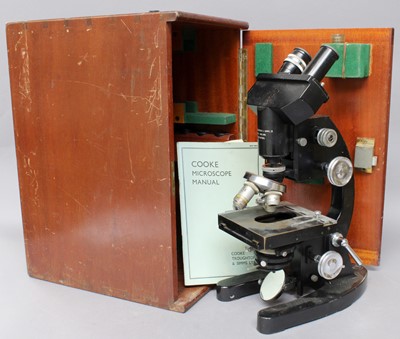 Lot 377 - A Cooke Troughton & Simms Binocular Microscope,...