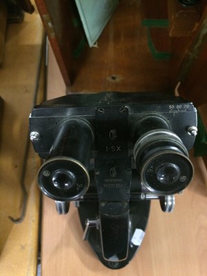 Lot 377 - A Cooke Troughton & Simms Binocular Microscope,...