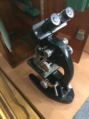 Lot 377 - A Cooke Troughton & Simms Binocular Microscope,...