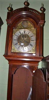 Lot 666 - Mahogany longcase clock, the brass dial signed Joseph Grey, Durham