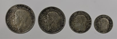 Lot 439 - George V, Maundy Set 1935, 4 coins comprising...