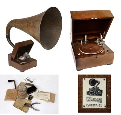 Lot 55 - A Good E.M.G. Mark XB Oversize Horn Gramophone
