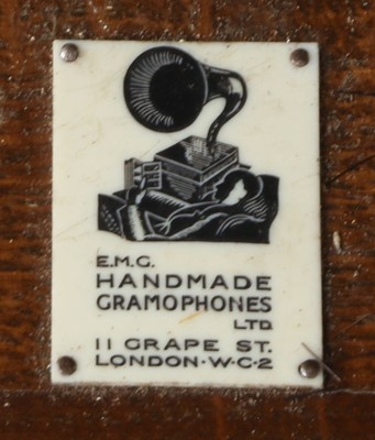 Lot 55 - A Good E.M.G. Mark XB Oversize Horn Gramophone