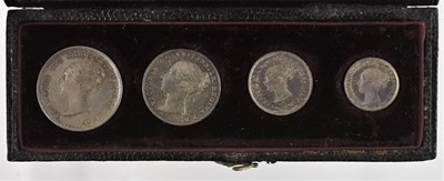 Lot 430 - Victoria, Maundy Set 1851, 4 coins comprising...