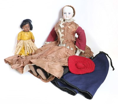 Lot 2090 - Circa 1870 French Fashion Doll, with a bisque...