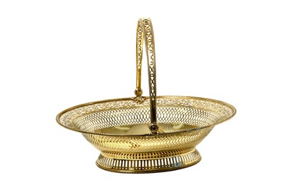 Lot 2209 - A George V Silver-Gilt Basket