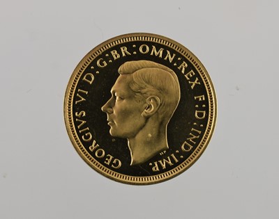 Lot 291 - George VI, Proof Half Sovereign 1937, obv....