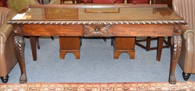 Lot 1352 - A Large 19th Century Carved Mahogany Serving...