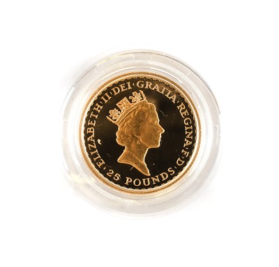 Lot 211 - Elizabeth II, 1/4oz Gold Britannia 1987,...