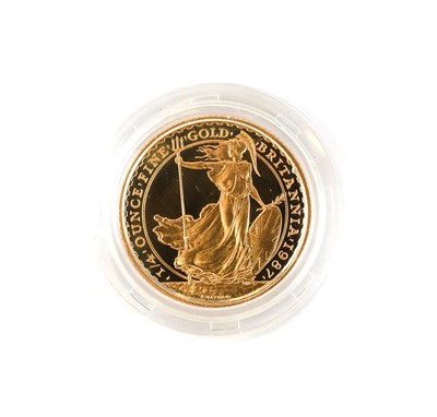 Lot 211 - Elizabeth II, 1/4oz Gold Britannia 1987,...