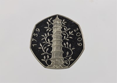 Lot 496 - Elizabeth II, 'Kew Gardens' Proof 50p 2009,...