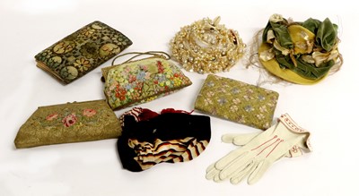 Lot 2203 - Early 20th Century Millinery and Accessories...