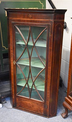 Lot 1330 - A Modern Oak Veneered Glazed Breakfront...