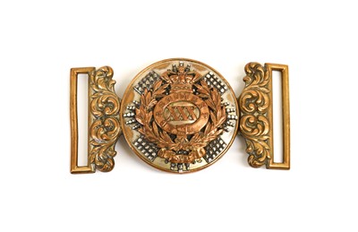 Lot 55 - A Victorian Officer's Waist Belt Clasp to 30th...