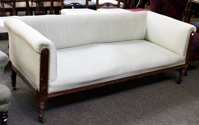 Lot 1181 - A Late Victorian Two-Seater Settee, on a...