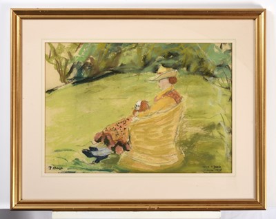 Lot 37 - Paul Maze (1887-1979) French "Nora and Jessie"...