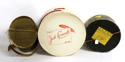 Lot 2210 - 1930s and Later Stylish Card Hat Boxes and...
