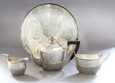 Lot 210 - A Three-Piece American Silver Tea-Service and...