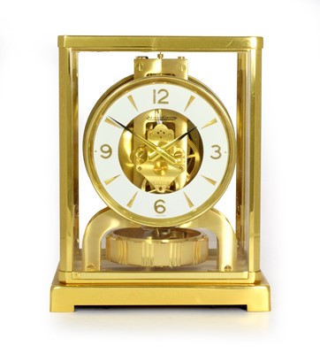 Lot 198 - A Brass Atmos Clock, signed Jaeger LeCoultre,...