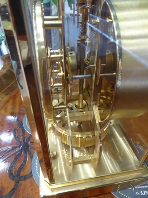 Lot 198 - A Brass Atmos Clock, signed Jaeger LeCoultre,...