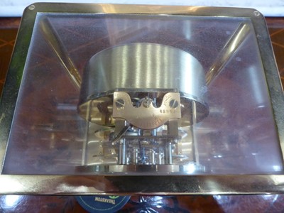 Lot 198 - A Brass Atmos Clock, signed Jaeger LeCoultre,...