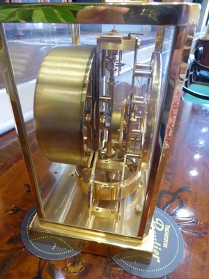 Lot 198 - A Brass Atmos Clock, signed Jaeger LeCoultre,...
