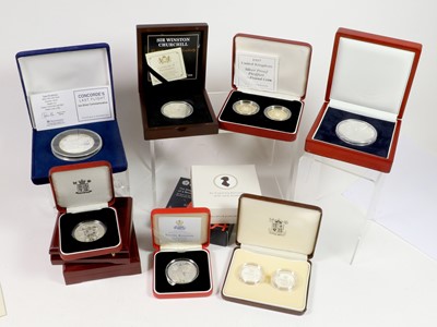 Lot 196 - 12 x Silver Proof Coins, Sets and...
