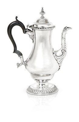 Lot 2107 - A George III Silver Coffee-Pot