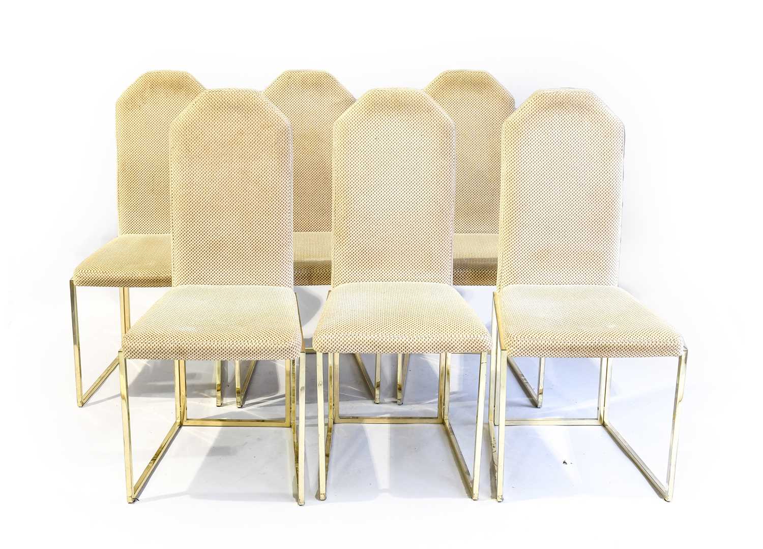 Lot 285 - A Set of Six Italian Chairs, circa 1970s,...